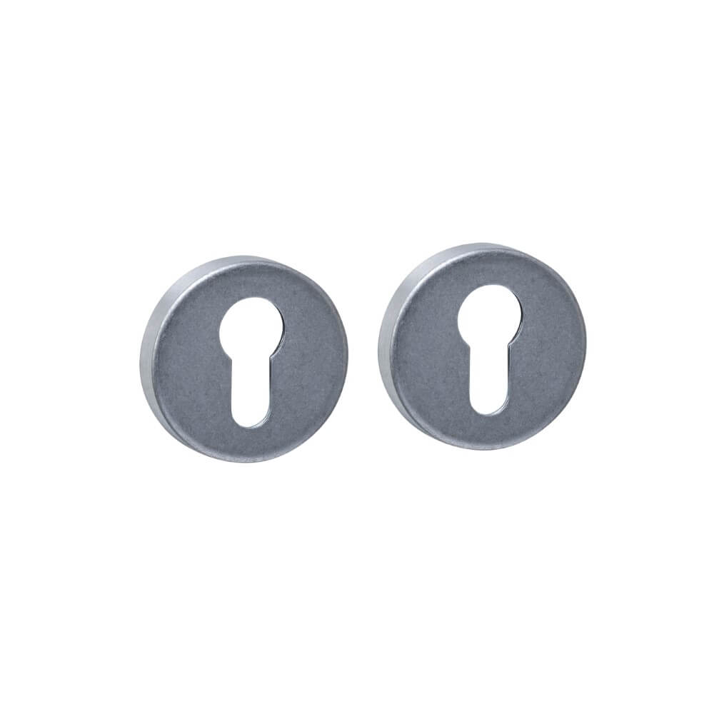 Intersteel Set van 2 cilinderrozettenTira rond RVS getrommeld - 0034.341087