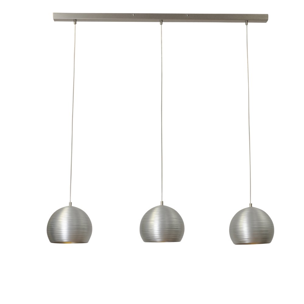 Masterlight Leuke eettafel hanglamp Concepto 3x20 metaalgrijs - 2810-37-130-3