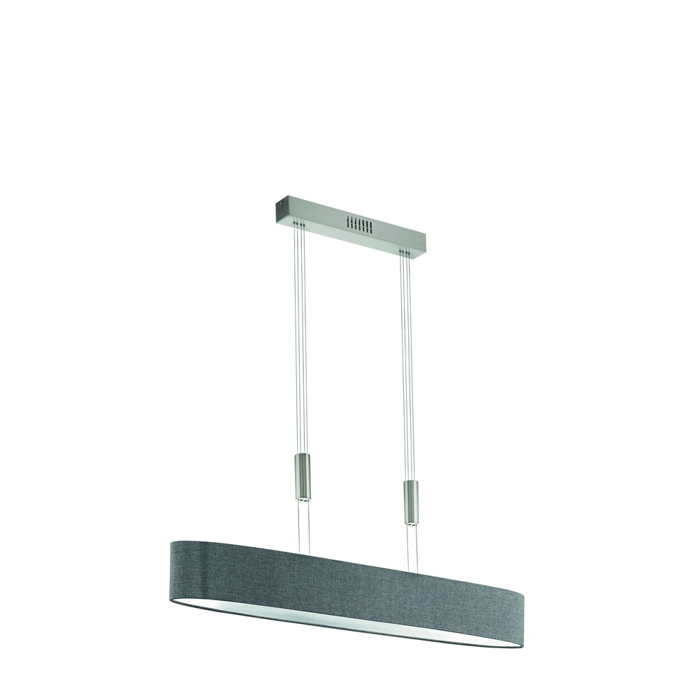 Eglo Ovale hanglamp Romao nikkel en chroom - 95351