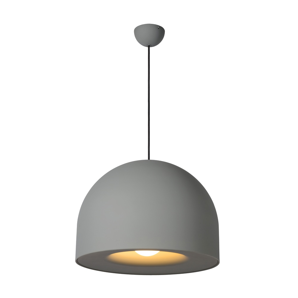 Premium by Lucide Moderne beton grijze hanglampAkron Ø 50cm - 1x E27 - 20421/01/36