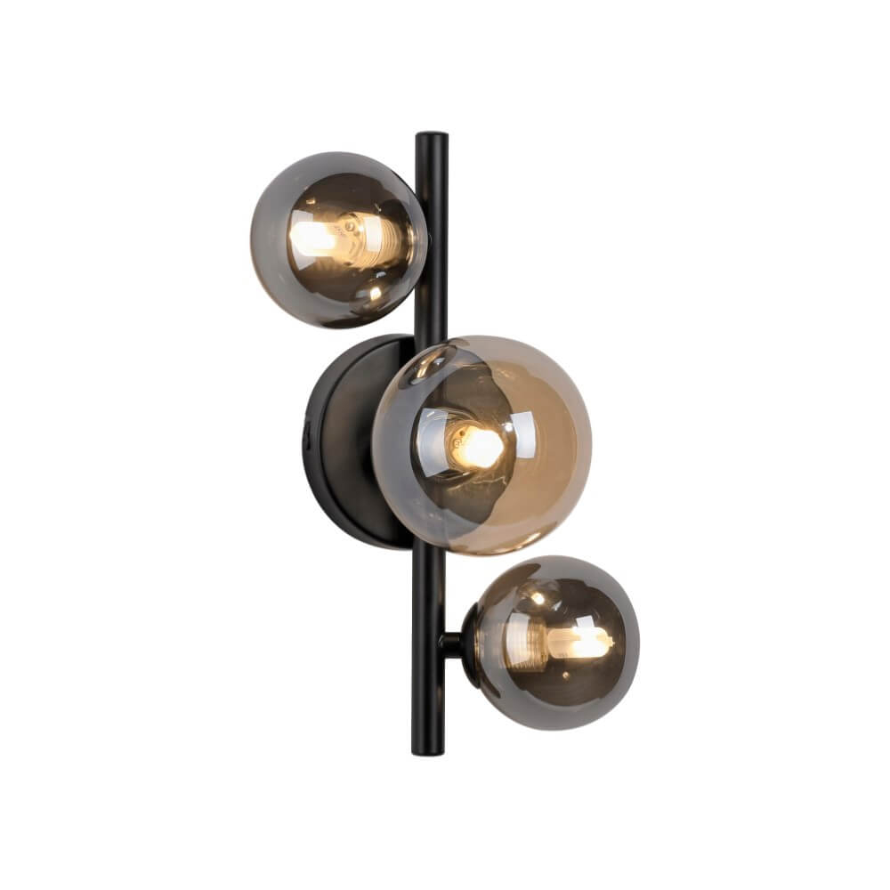 Paul Neuhaus Zwarte wandlamp Popsicle 3-lichts - 9583-18