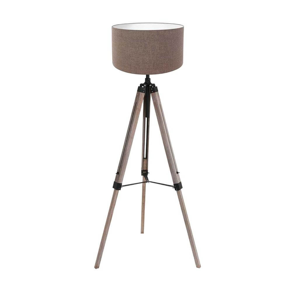 Steinhauer Tripod vloerlampTriek met grijze kap - 4099ZW