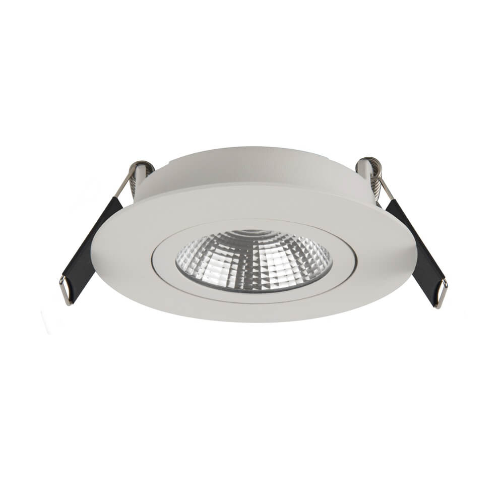 Artdelight Ronde inbouwspot Dublin wit - DL 15053 WI