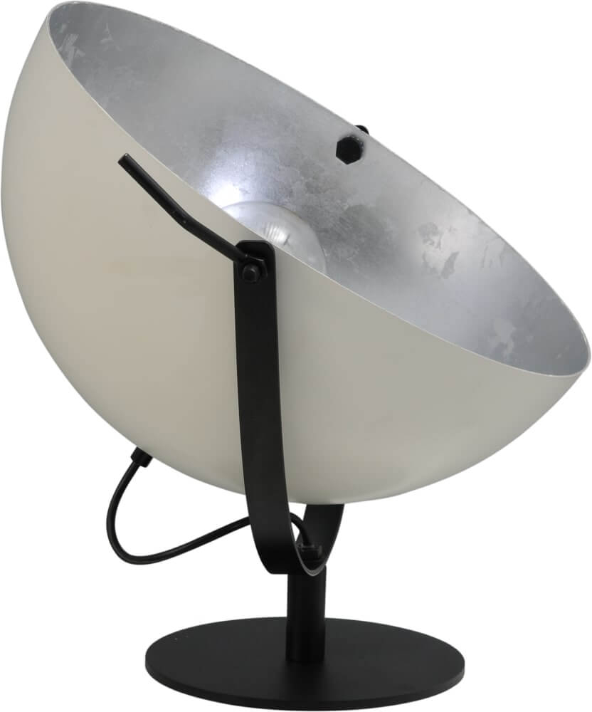 Masterlight Landelijke floodlight Larino 40 zwart met wit - 4198-06-37-B