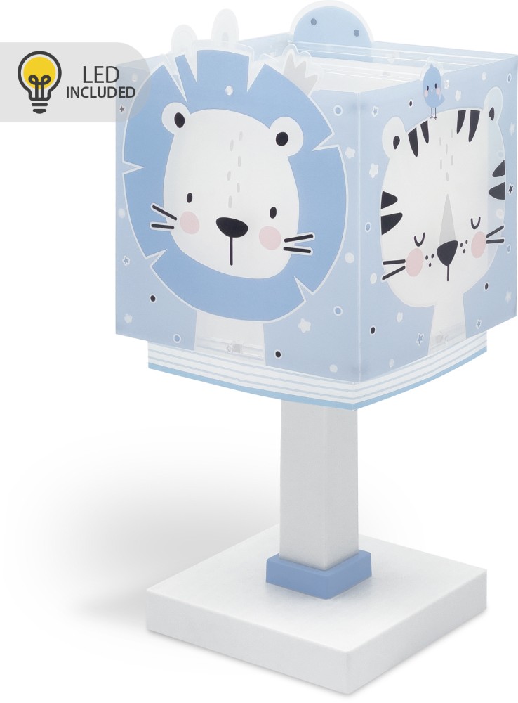 Dalber Kinderkamer tafellamp Baby Jungle blauw - 63111NT