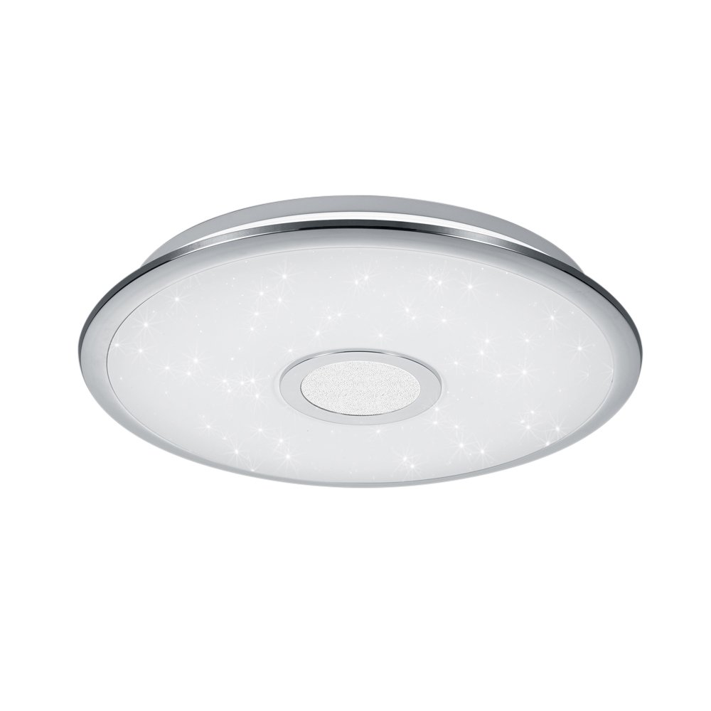 Trio PlafonniereOsaka 42cm grijs met stereffect - 678713006
