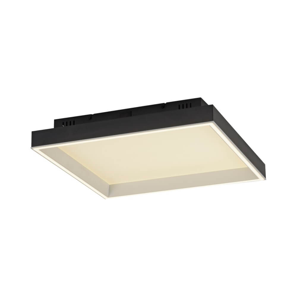 Paul Neuhaus Zwarte plafondlamp Q-Magong vierkant - 6316-18