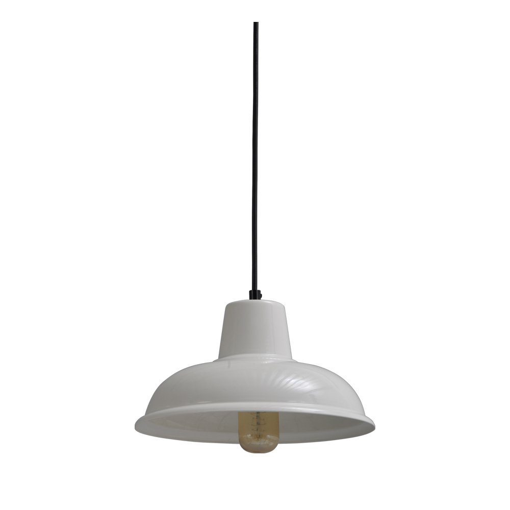 Masterlight Retro hanglamp Di panna Industria 26 wit - 2045-06-06-S