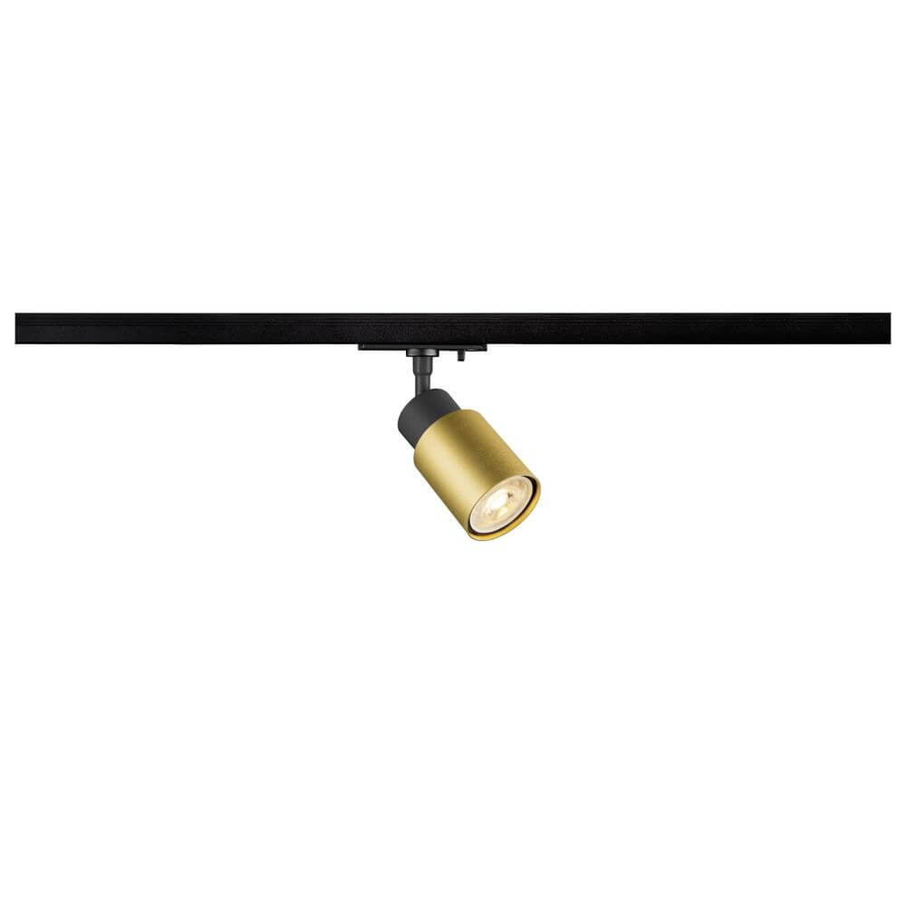 SLV Railspot Puri 2.0 Tube zwart-goud 1-fase - 1008243