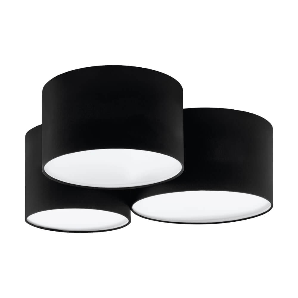 Eglo Zwarte plafondlamp Pastore 2 - 99508