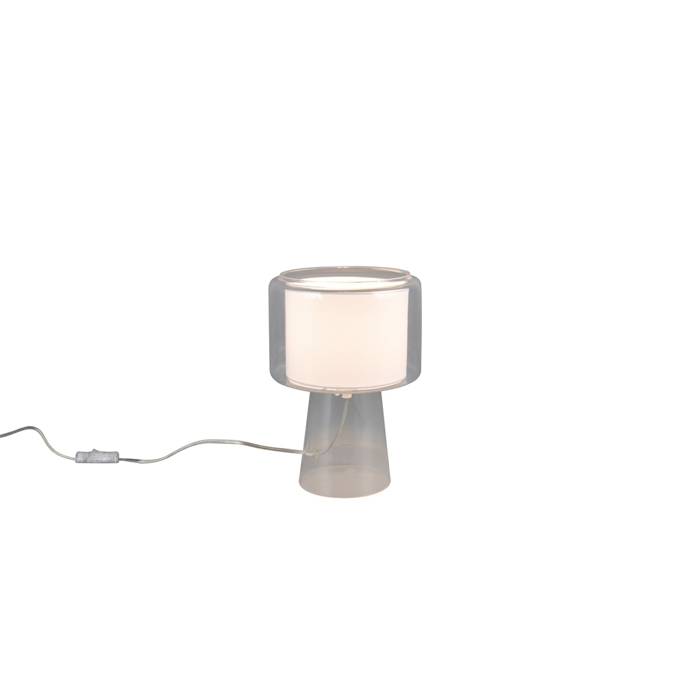 Trio Design tafellampRocka transparant - 519900152