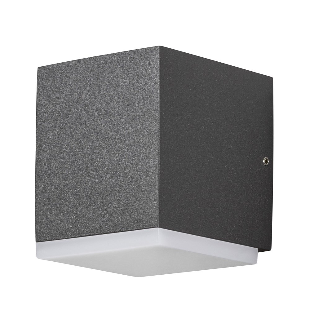 KonstSmide Wandspot Monza Down antraciet - 7990-370