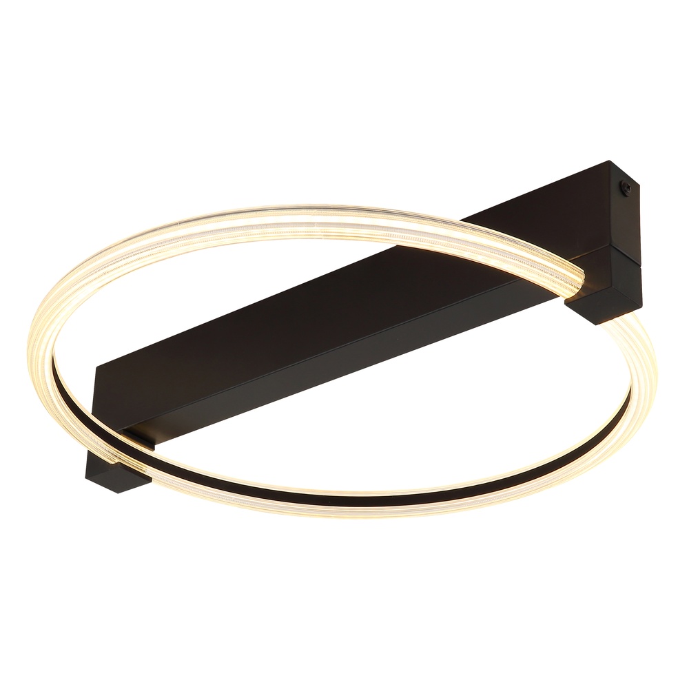 Globo Plafondlamp Fletcher zwart design - 48050DS