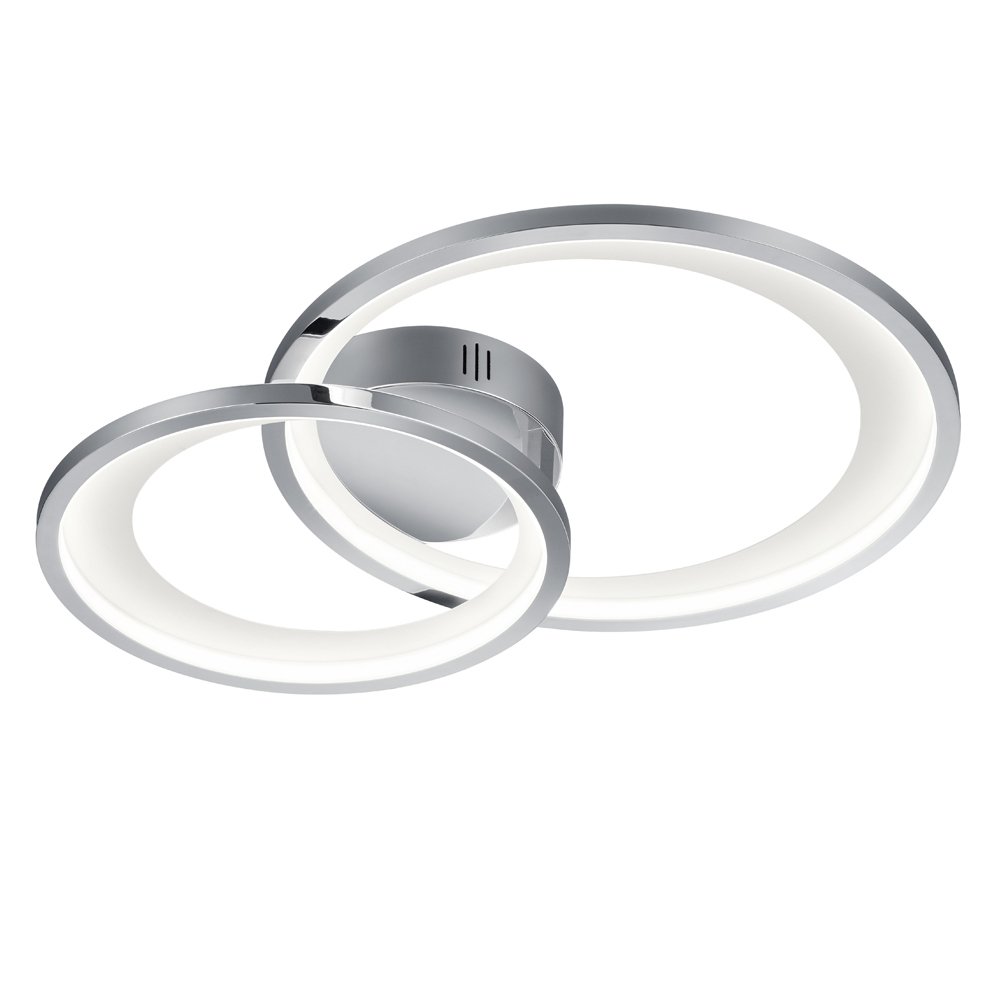 Trio Design plafondlamp Granada 29watt grijs - 673810206