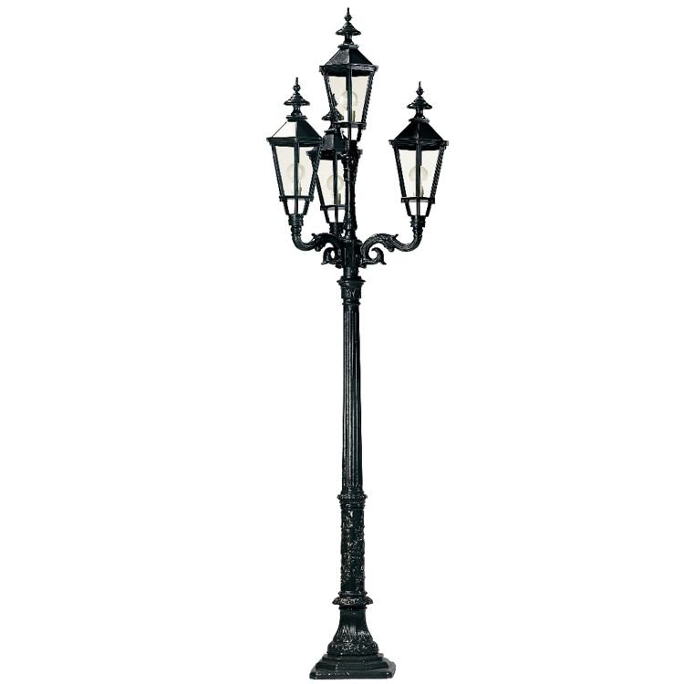 KS Verlichting Nostalgische lantaarnMilano 4-lichts - groen - 404