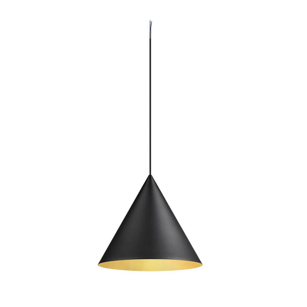 SLV HanglampMagico 38 zwart met goud Ø 38cm - 1008505