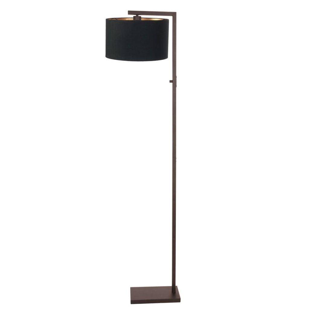 Steinhauer VloerlampStang met zwarte kap - 4875CA
