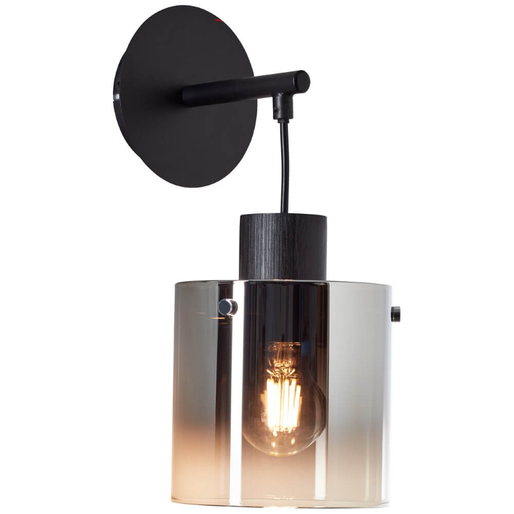 Brilliant Zwarte wandlampSimonis - 99601/93