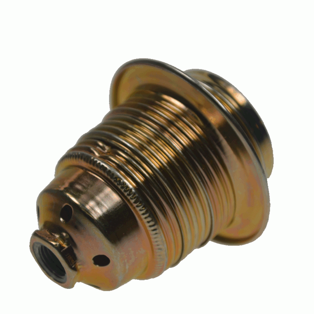 Fitting E27 - Base messing met 2 ringen Vtac 8717692021801