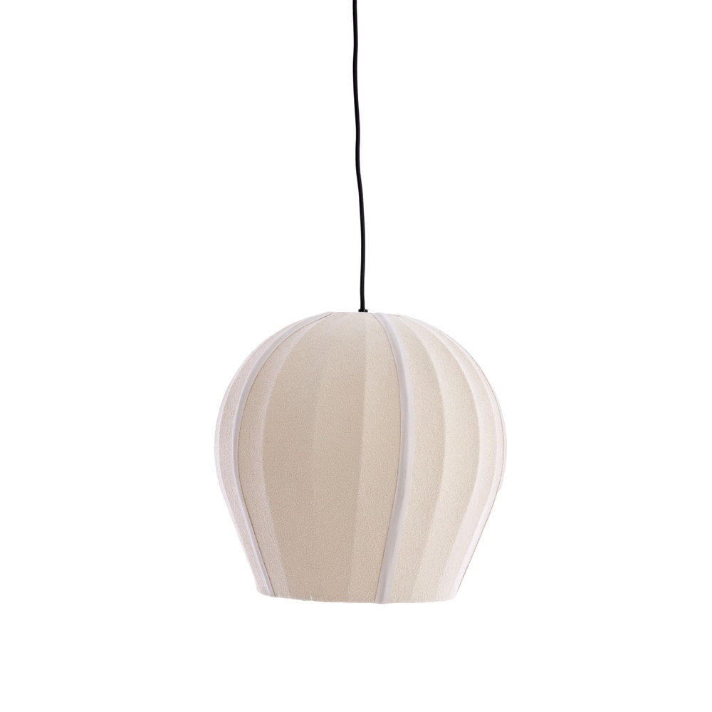 Light & Living Bouclé hanglamp Zagori Ø 35cm - zand - 2989513