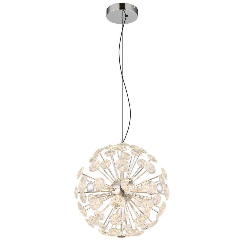 Globo Hanglamp Virina chroom - 16047H1C