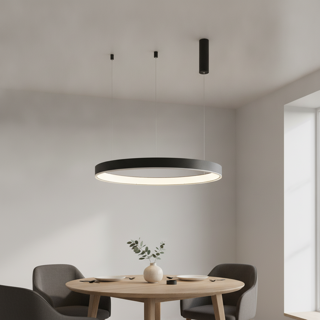 Lyora Hanglamp Motif zwart Ø 80cm 2700-6500K - 110190