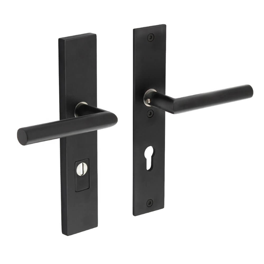 Intersteel AchterdeurbeslagAurano kerntrekbeveiliging PC 55mm recht zwart - 0023.396329Z
