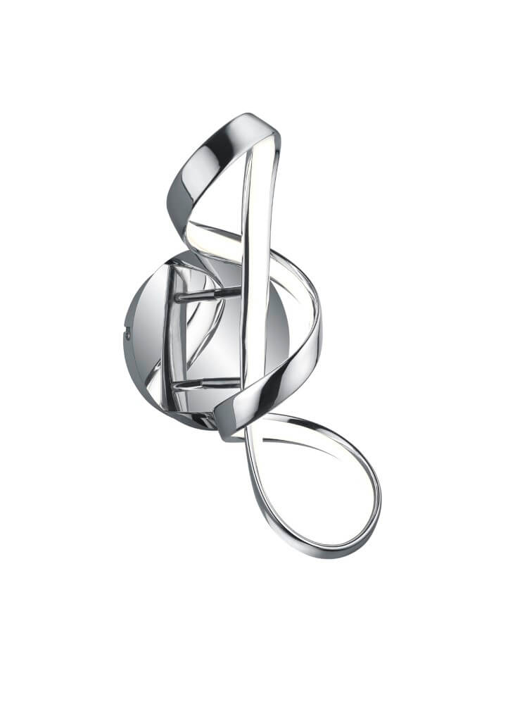 Trio Led wandlampPerugia chroom - R27091106