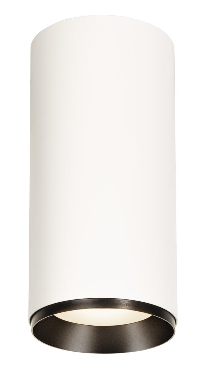 SLV OpbouwspotNuminos XL cilinder wit/zwart 4000K - 60gr - 1005704