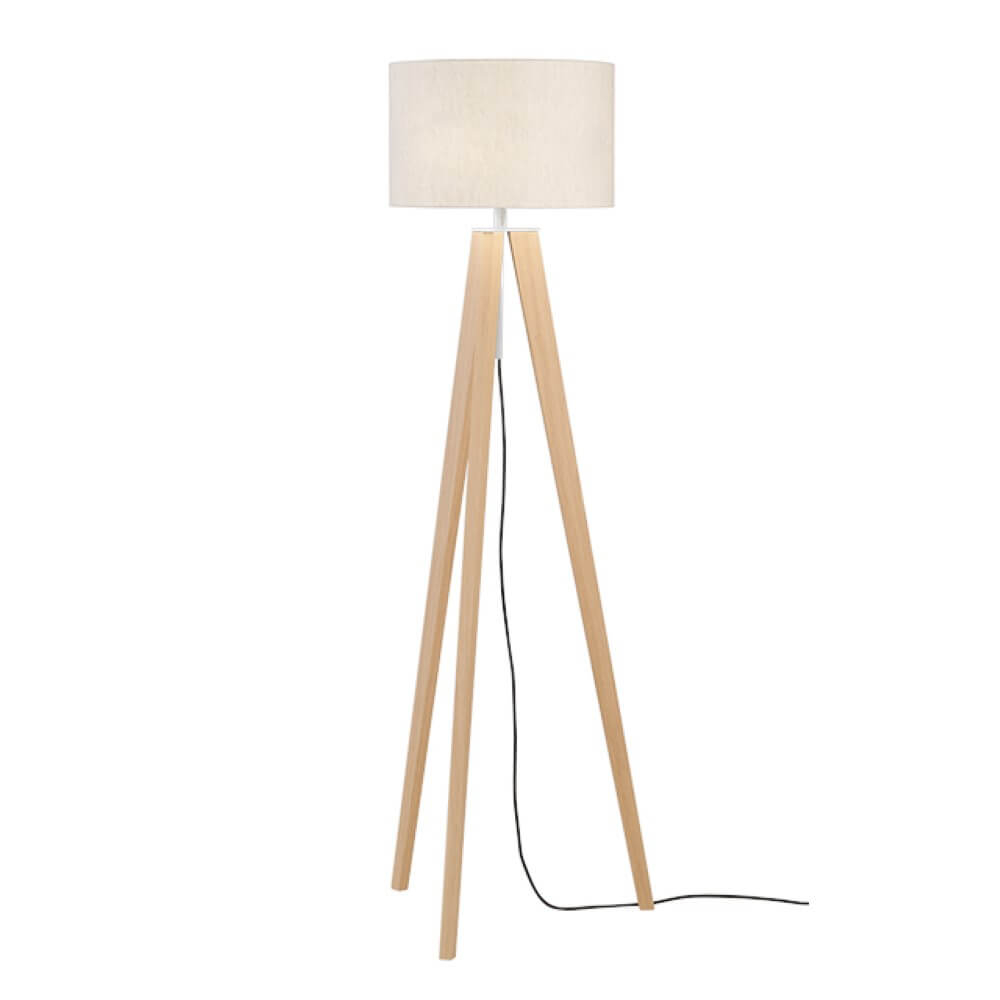 Fischer & Honsel TripodShine-Wood met zandkleurige kap - 40479