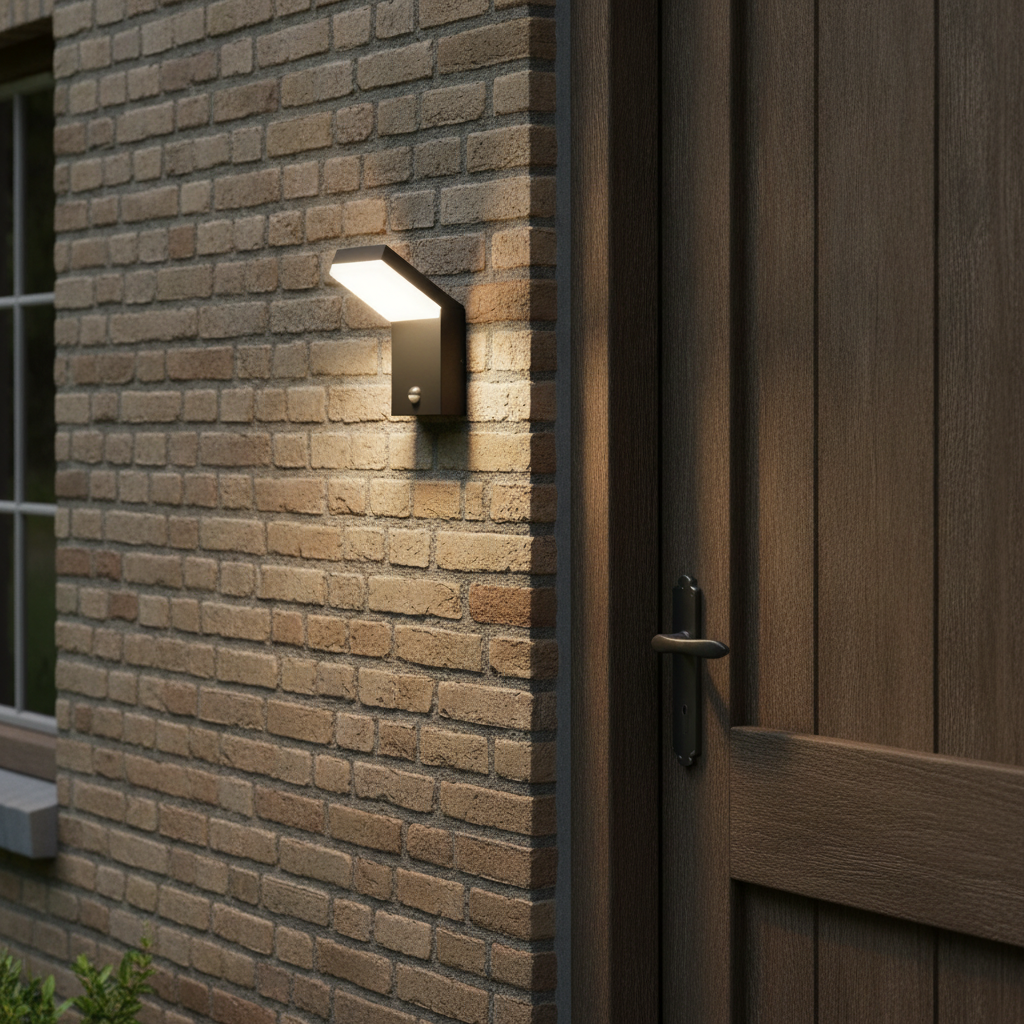 Lyora WandlampFarge antraciet met sensor - 9971476