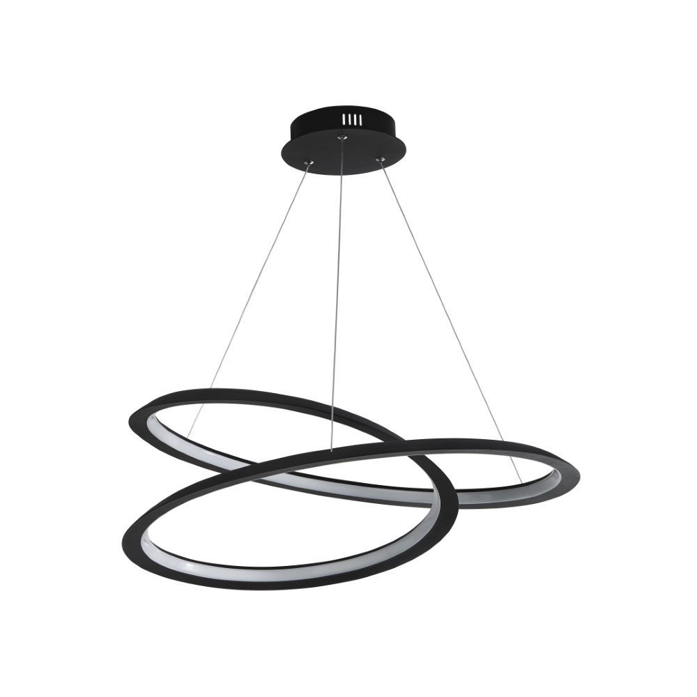 Searchlight Led hanglampSwirl - 51871-1BK