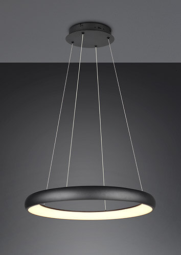 Trio Led hanglampCardona zwart - Ø 75cm - 349617532