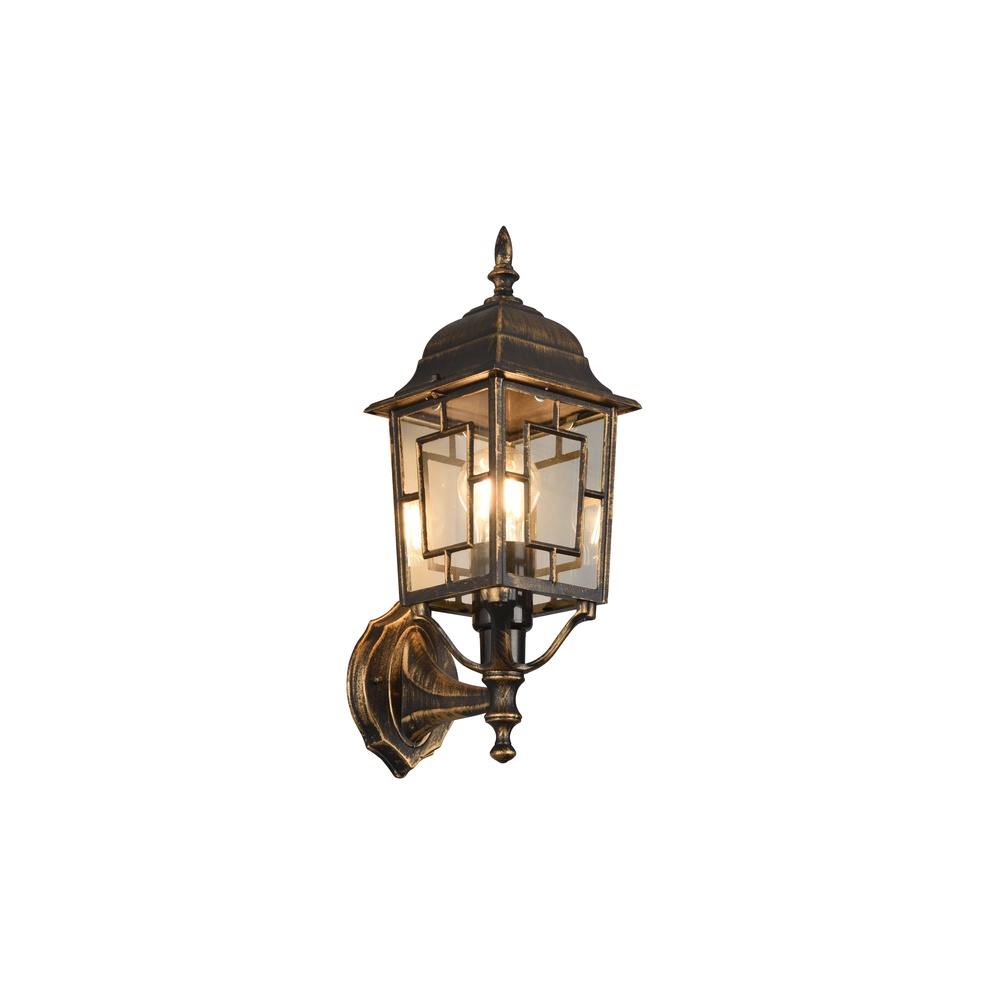 Trio Klassieke wandlampVolturno antiek bruin - 205960128