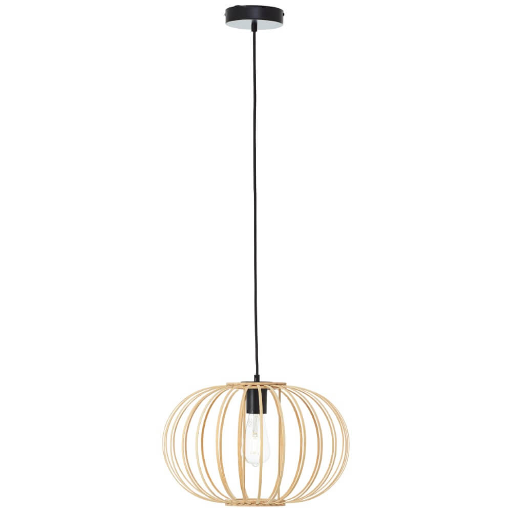 Brilliant Houten hanglampEnca Ø 40cm - 92860/09