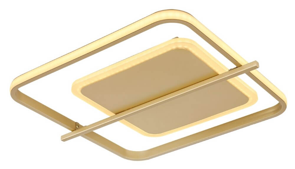 Globo Gouden plafondlamp Reball vierkant - 48553-36