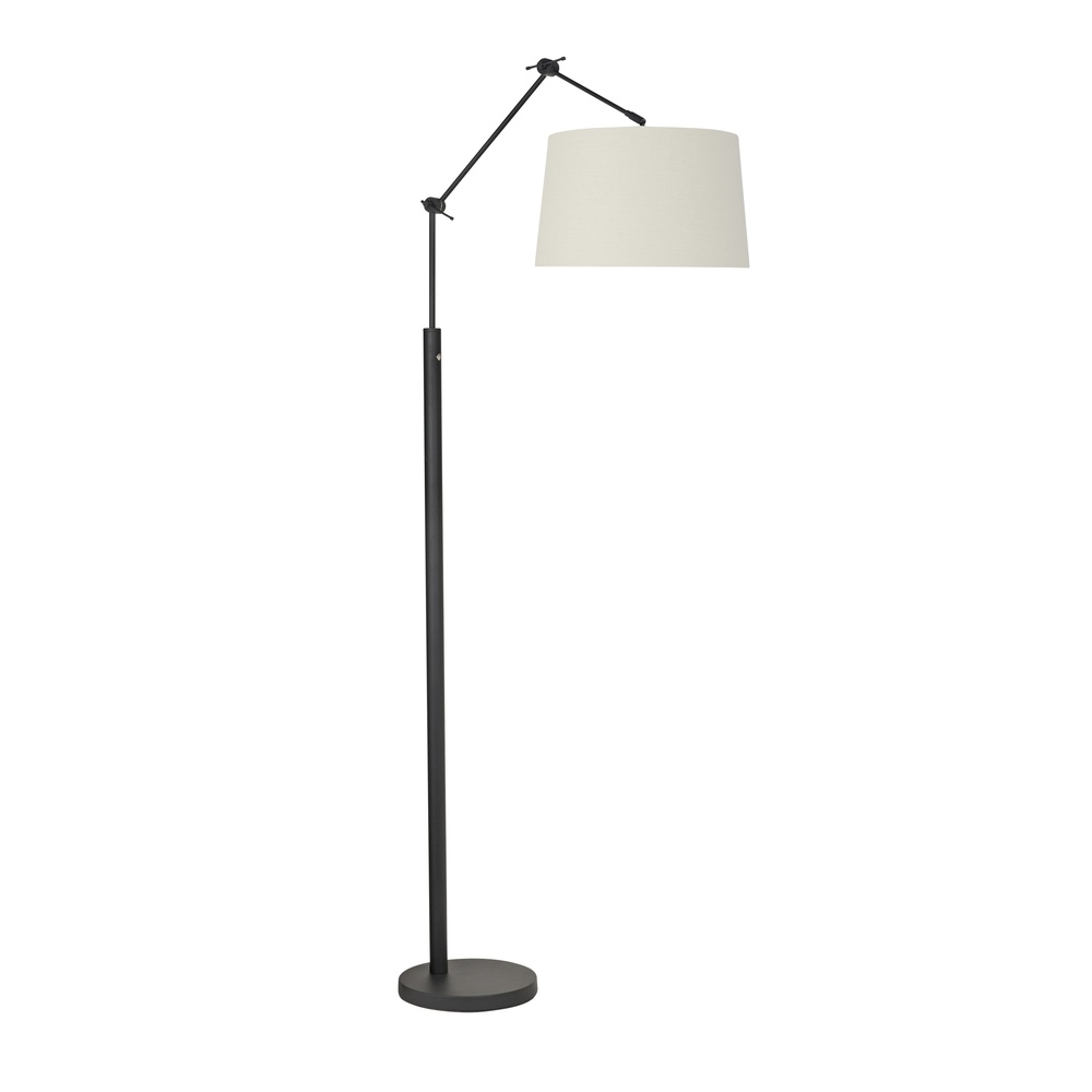 Highlight Leeslamp Magna zwart met kap off white - V4421.01 + O4345.14