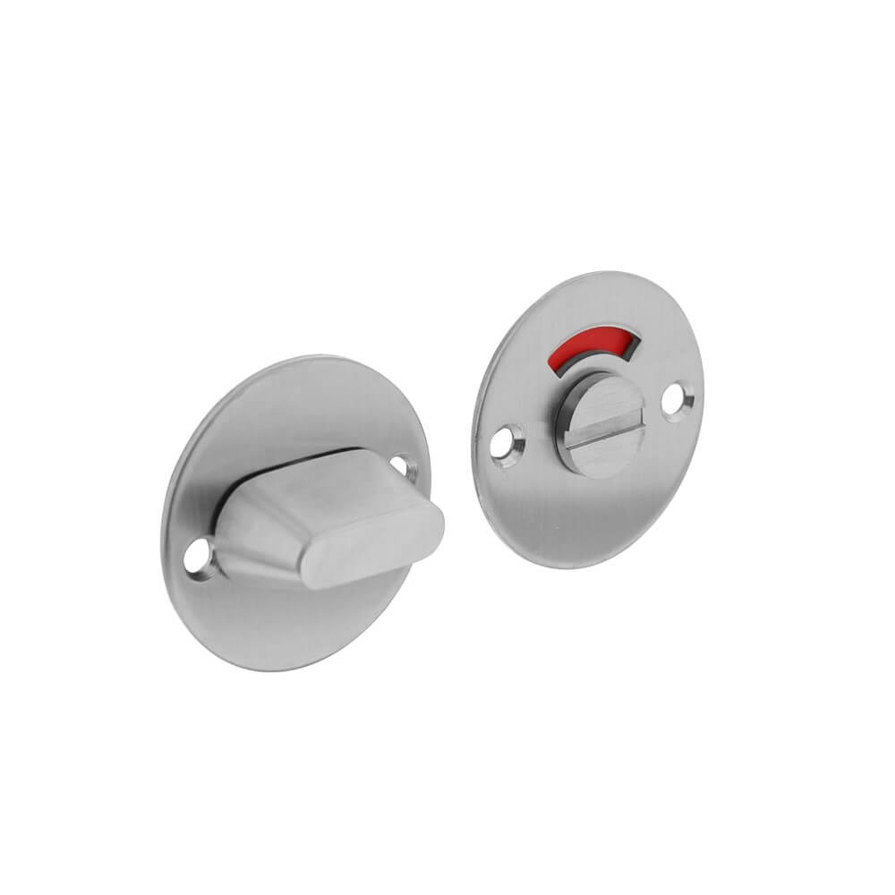 Intersteel WC-sluitingTira plat RVS Ø 5cm met venster - 0035.340960