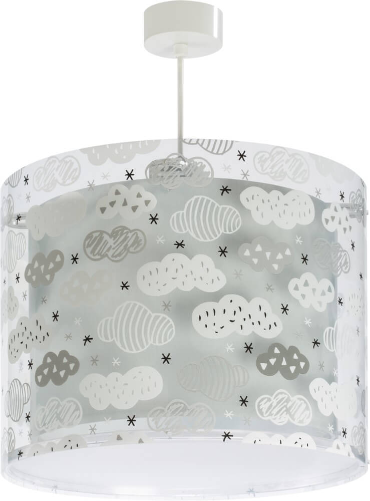 Dalber Kinderkamer hanglampClouds soft grijs met wit - 41412ME