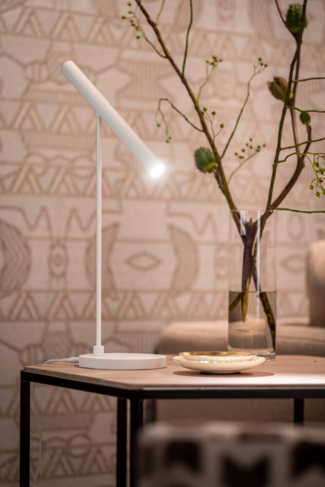 Artdelight Design bureaulampHarper wit - TL HARPER WI