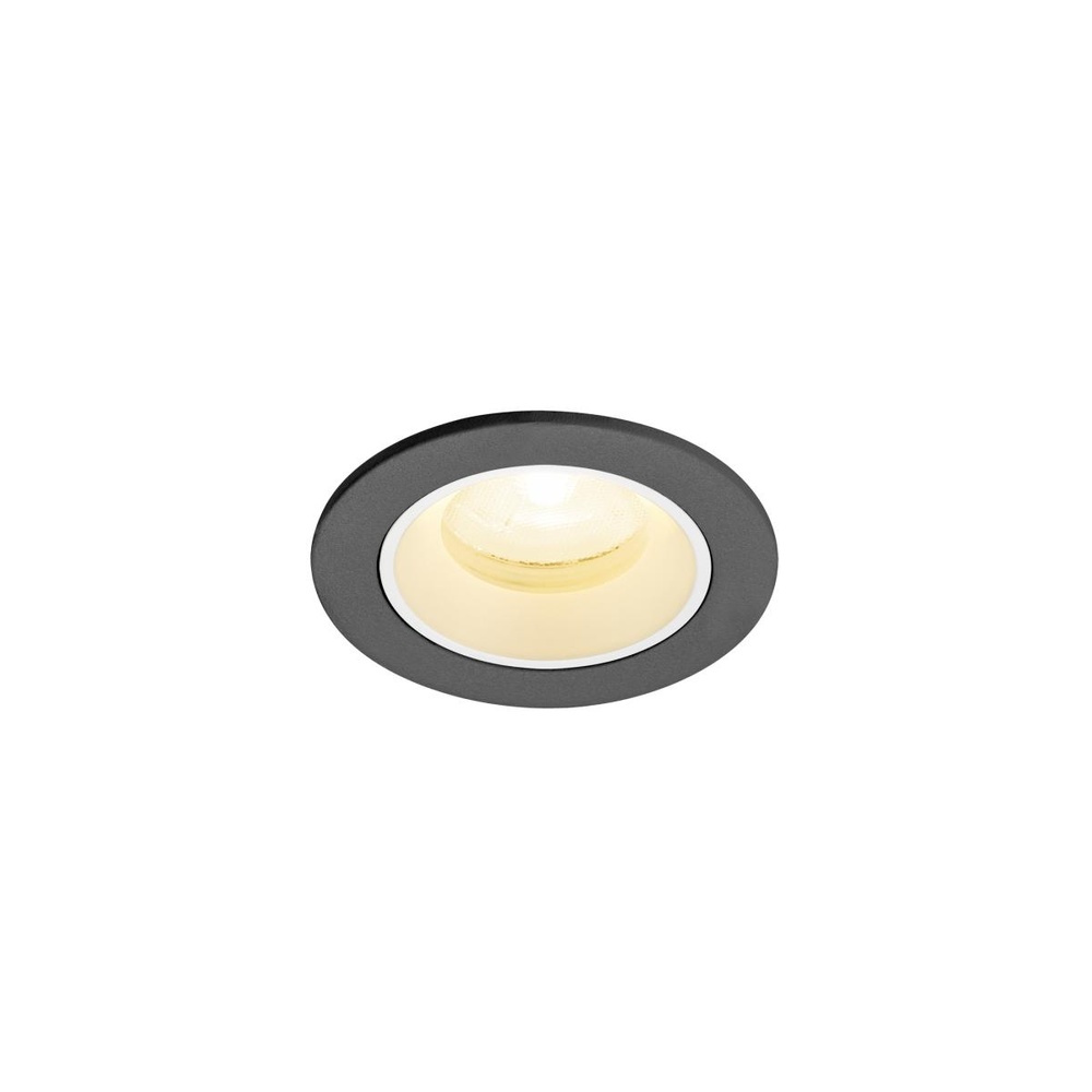 SLV InbouwspotNuminos XS zwart/wit 3000K - 20gr - 1009290