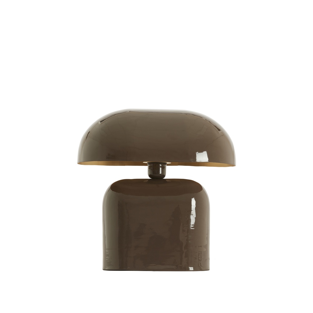 Light & Living Schemerlamp Todd ovaal - glans donker bruin - 1897583