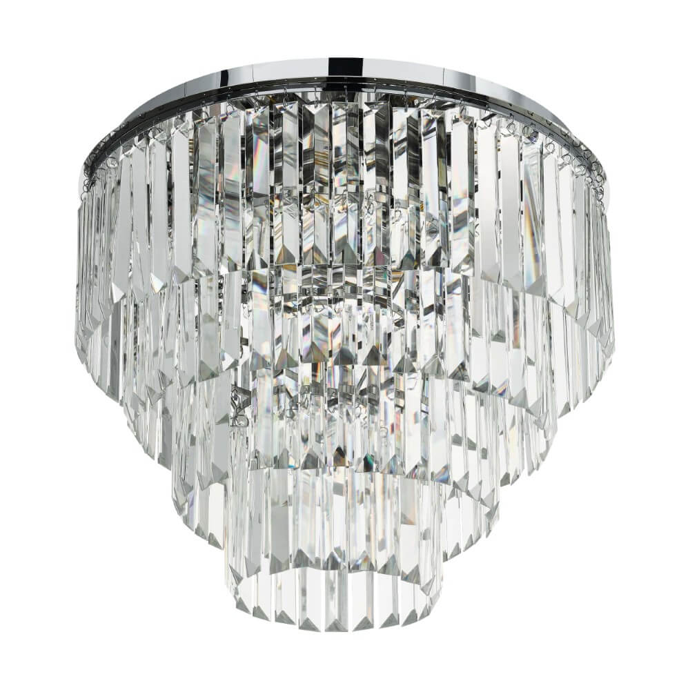 Stars of Light Basic plafondlamp met kristal Agrigento Ø 50cm - 39569