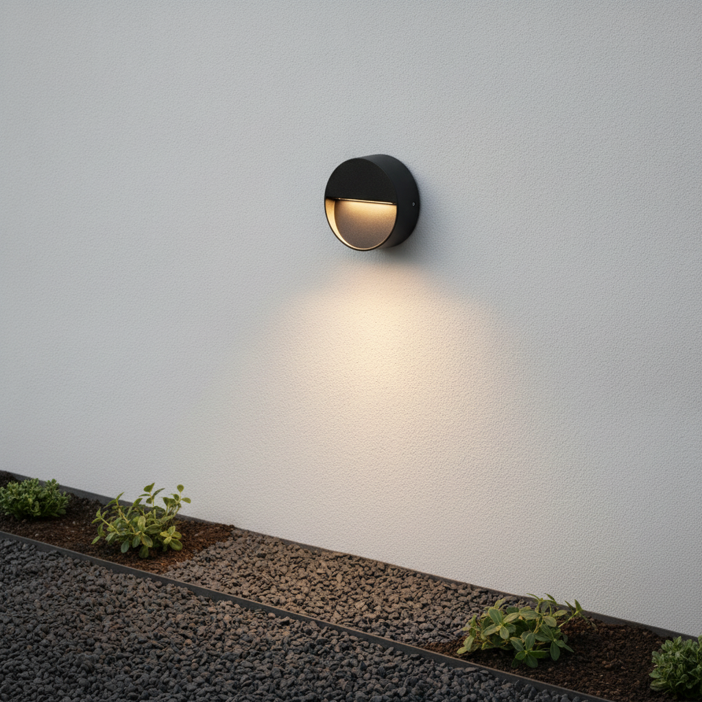 Lyora Ronde wandlampSete zwart - 9041119