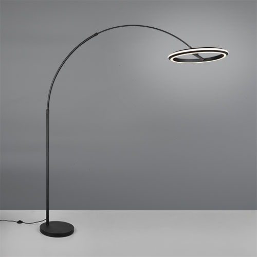 Trio Vloerlamp Amador zwart - 442410132