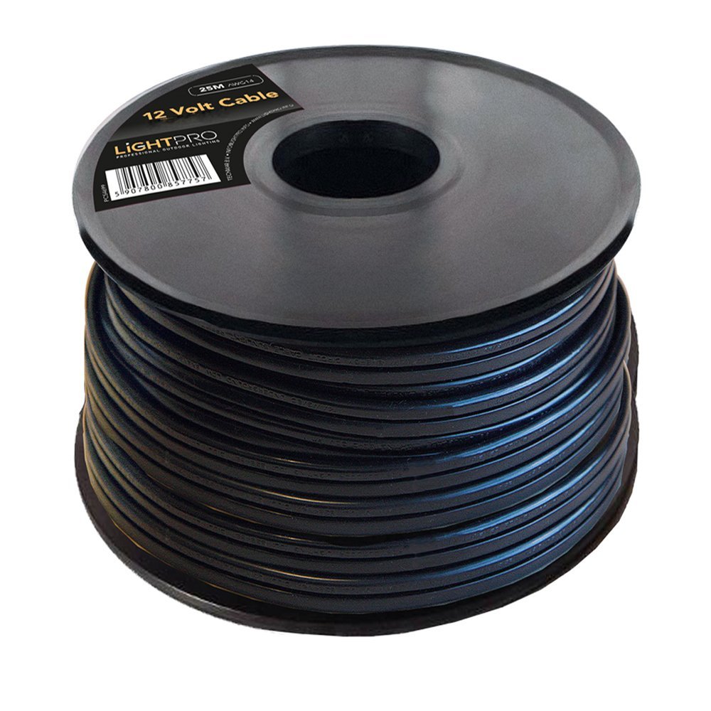 Lightpro 12 volt kabelAWG14 - 100 meter - 100C14 afbeelding
