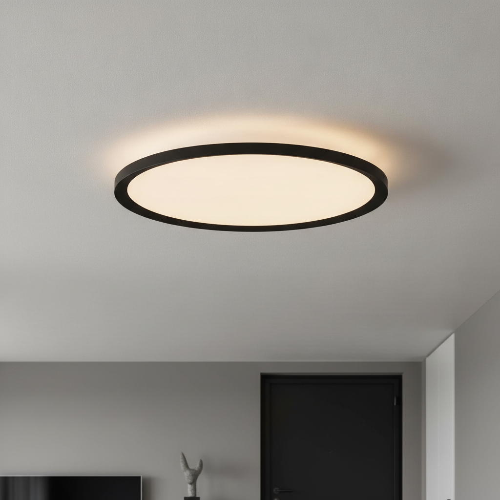 Lyora PlafonniereAoton zwart Ø 40cm - 111053
