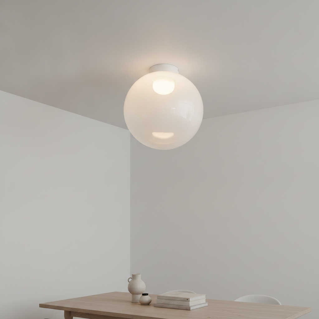 Lyora Witte plafondlampBolita bol Ø 30cm - 9204030