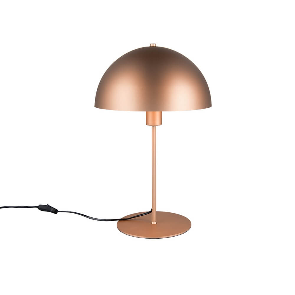 Trio Design tafellampje Nola koffiebruin Ø 30cm - 506290165