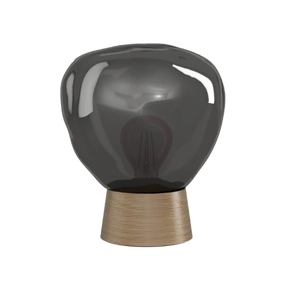 Stars of Light TafellampMagacela hout met smoke glas - 390321